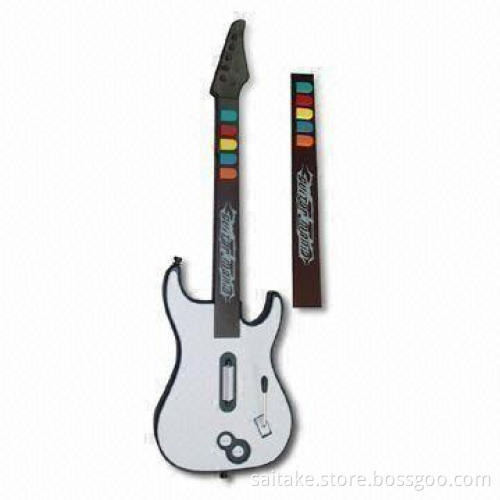 Wireless Guitar Controller for PS2/PS3/PC/Wii/XBOX360, with 10 Built-in Songs